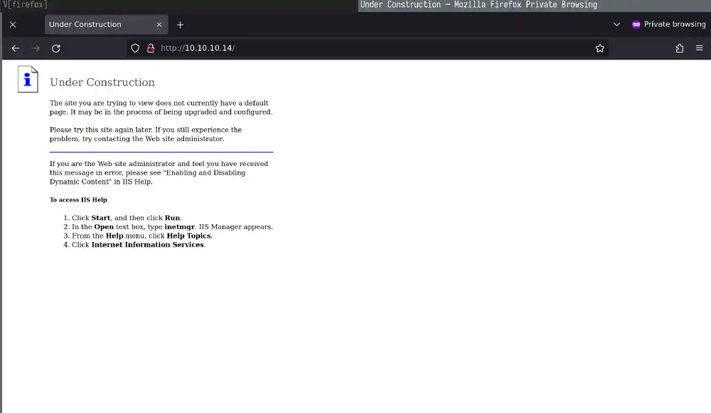 The landing page doesn&rsquo;t offer anything interesting
